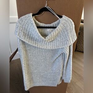 Off the Shoulder Knit Sweater - Illa Illa Size S